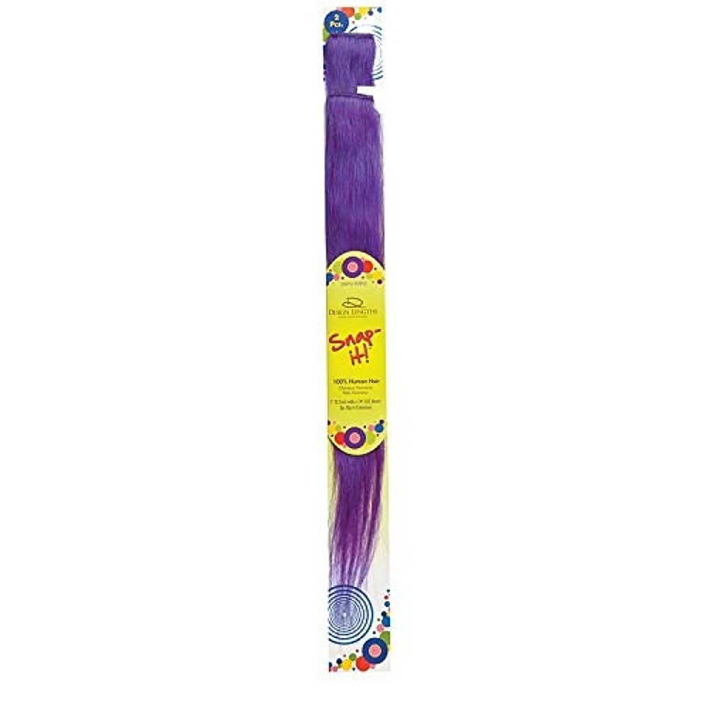Snap It Purple Clip-in Hair Extensions